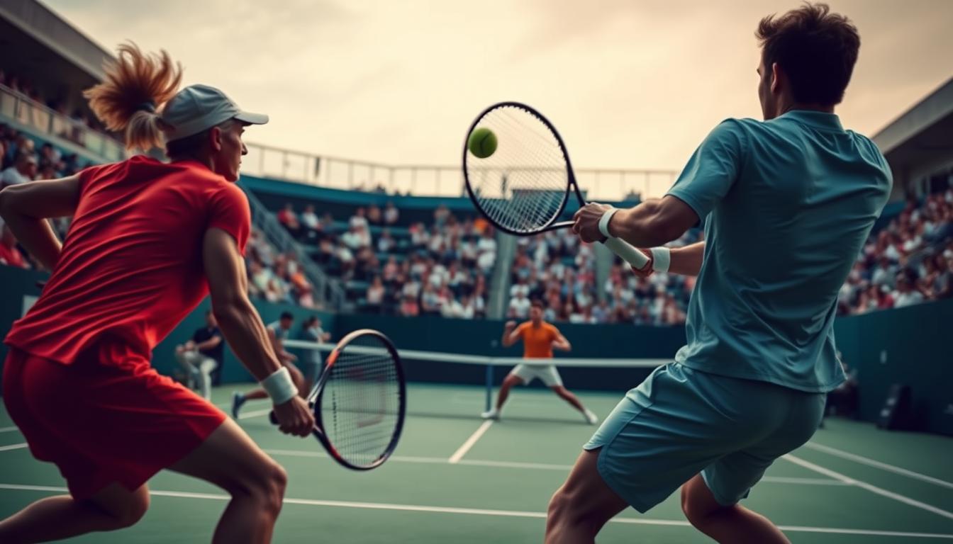 O papel da paciência e da construção de pontos durante a troca de bolas no tê