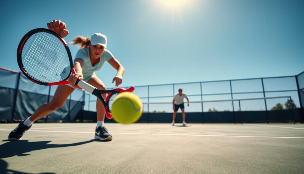 controle do centro da quadra