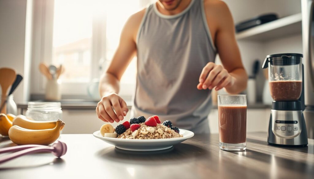quando comer antes do treino
