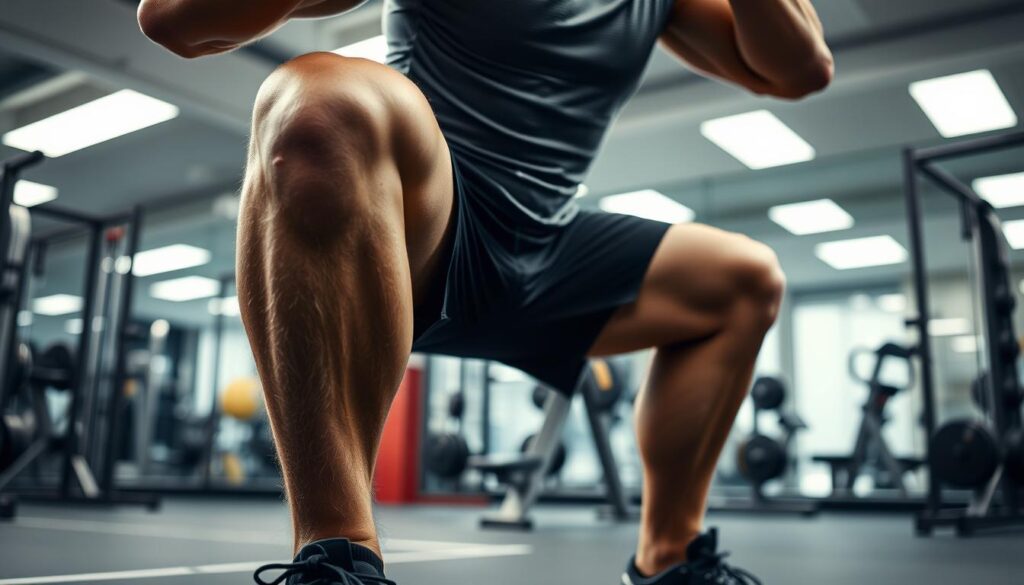 músculos quadríceps glúteos core